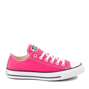 CONVERSE hyper pink tennis shoes